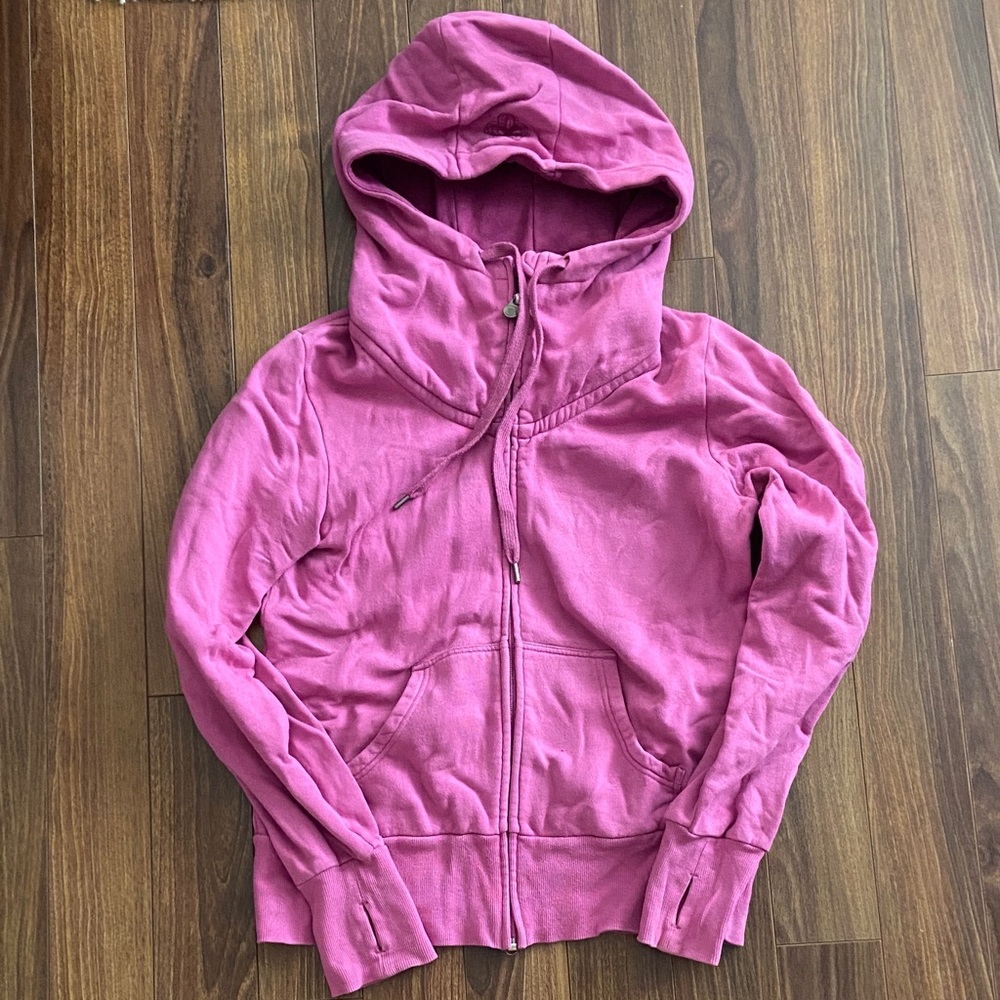 Tuff Athletics Fuchsia Zip-Up Hoodie